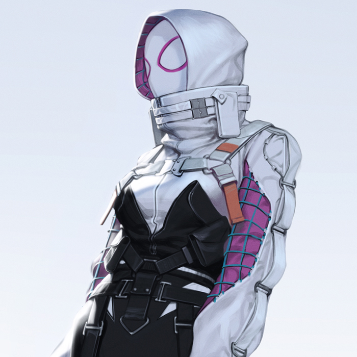 Spider Gwen (Tech wear)插画图片壁纸