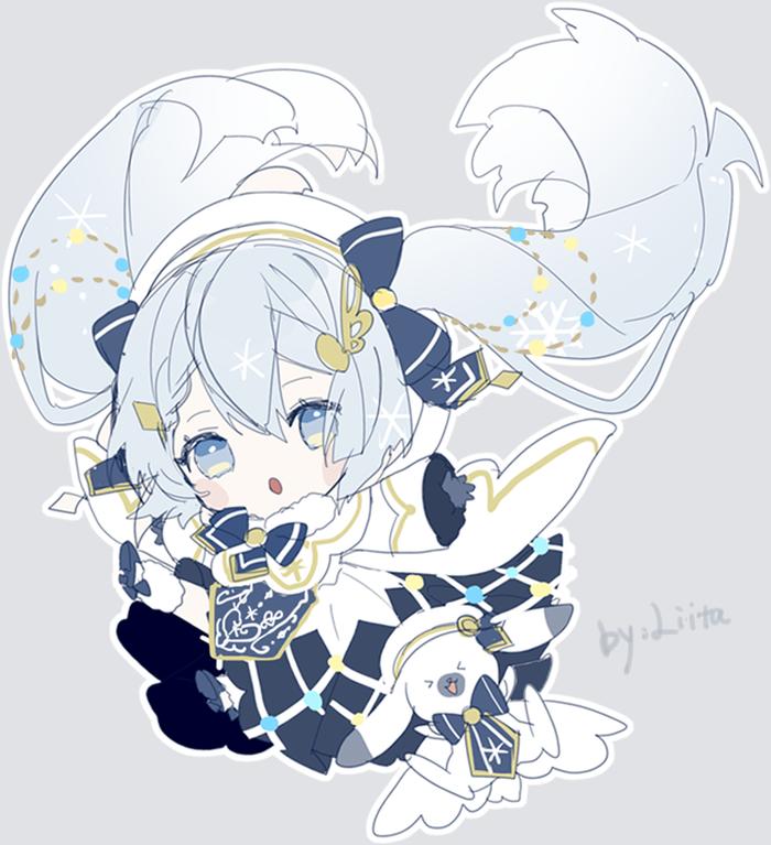 雪miku 2021候补❉Log2插画图片壁纸