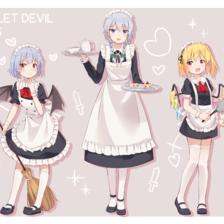 Scarlet Devil Maids插画图片壁纸