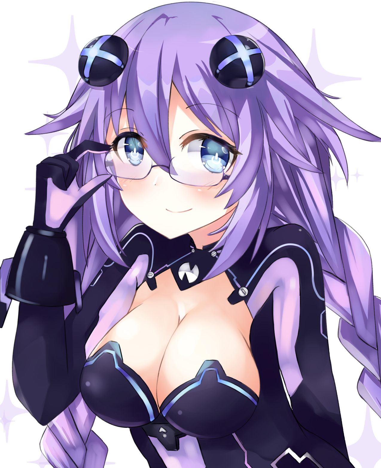 PurpleHeart with Glasses