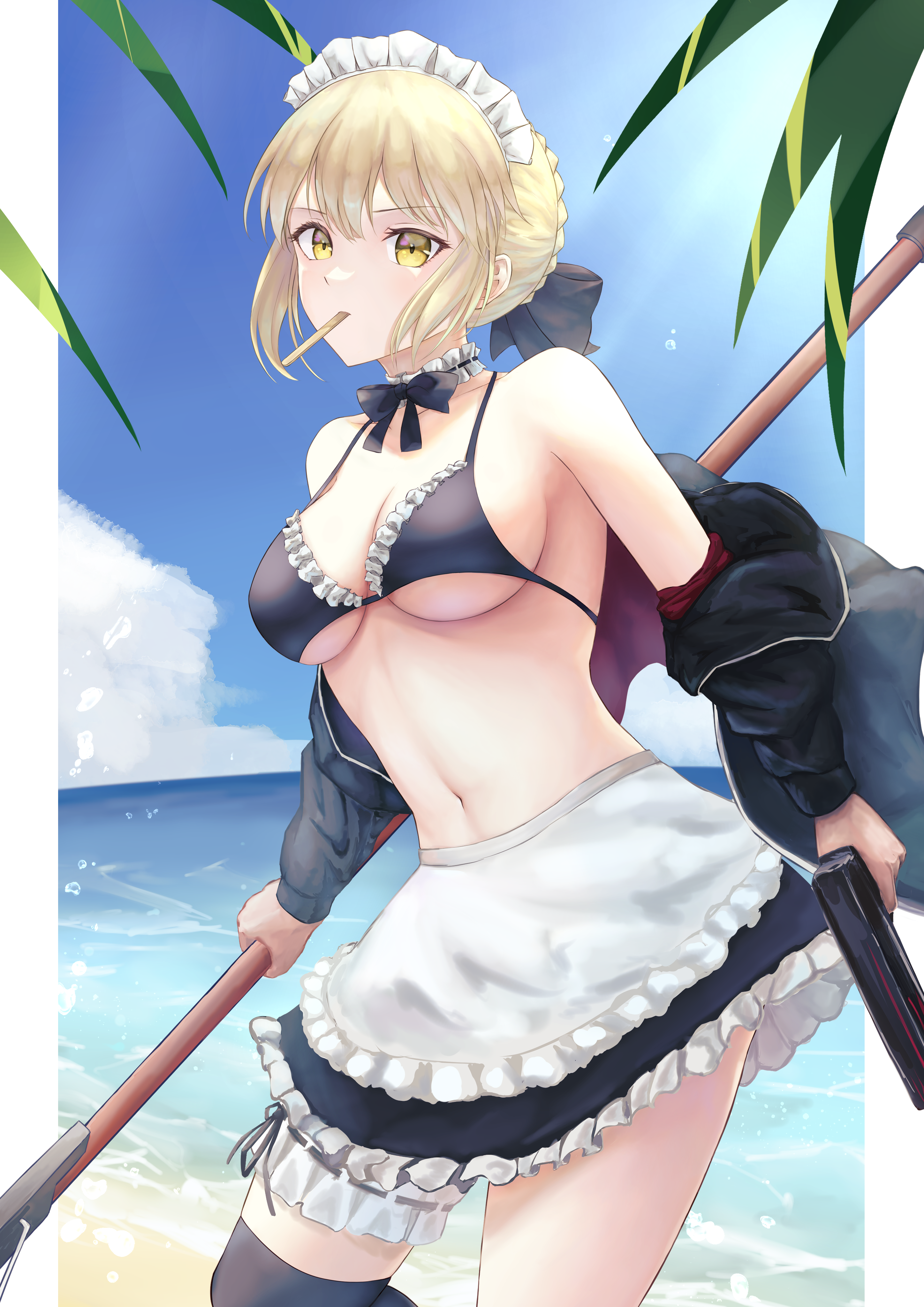 女仆风琴插画图片壁纸