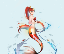 Koi Mermaid-美丽可爱