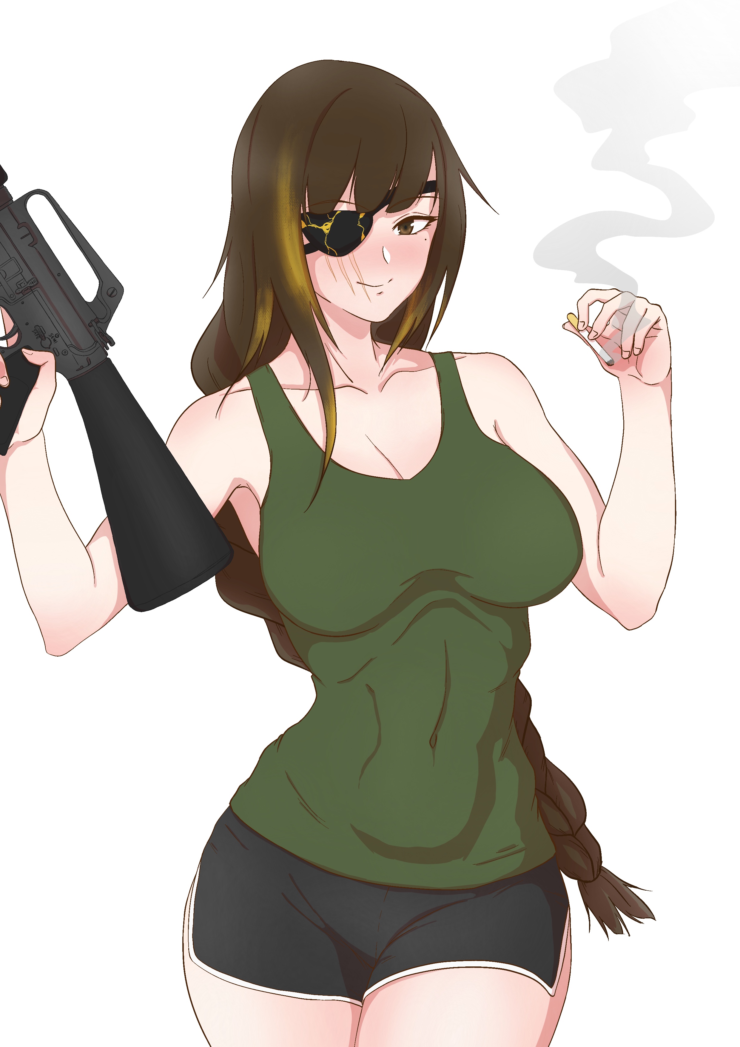 M16A1插画图片壁纸