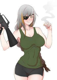 M16A1插画图片壁纸