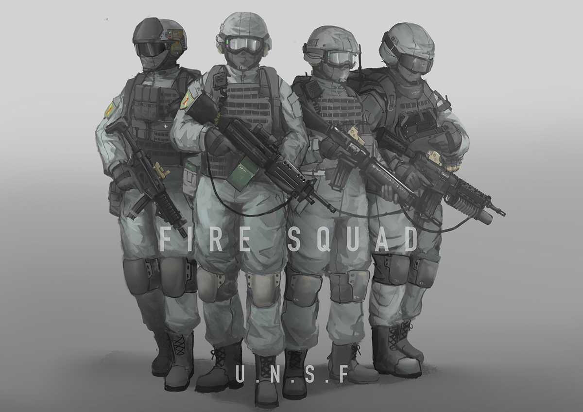 UNSF火力班组头像同人高清图
