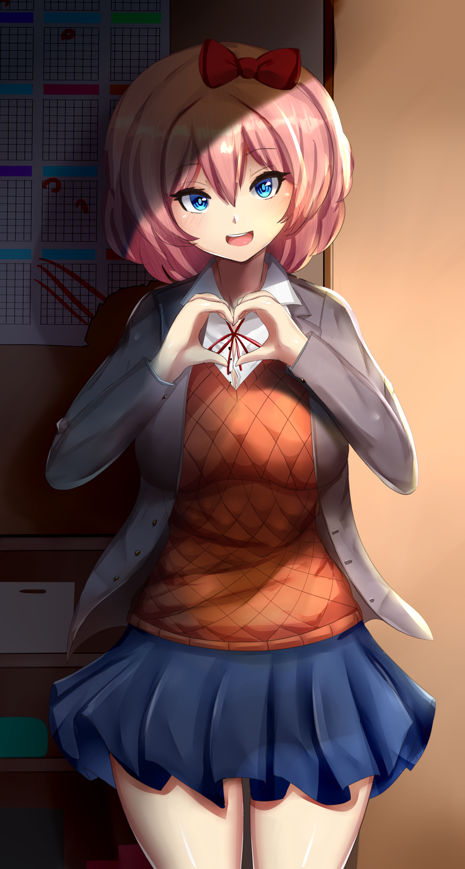 Sayori!插画图片壁纸