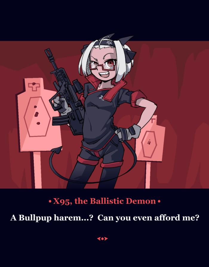 Demon Bullpup Harem!插画图片壁纸
