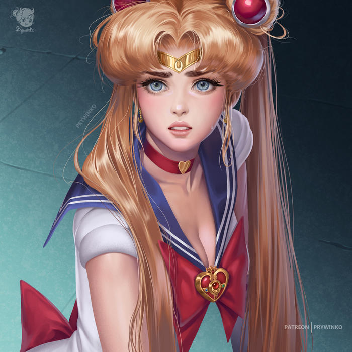 Sailor Moon (redraw challenge)插画图片壁纸