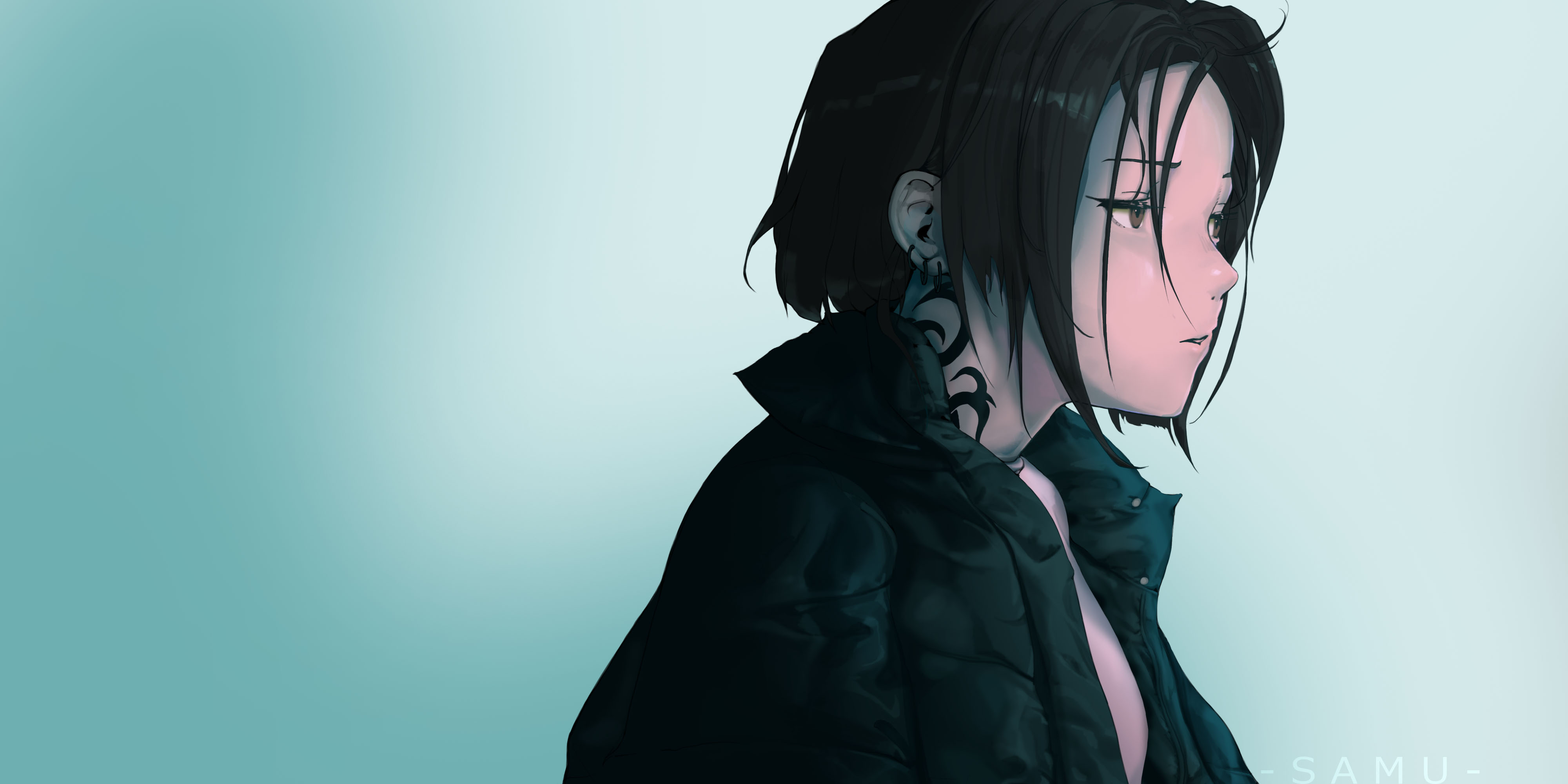 Short hair Revy young Revy