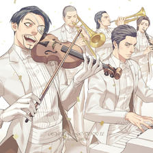 如龙的管弦乐队音乐会插画图片壁纸