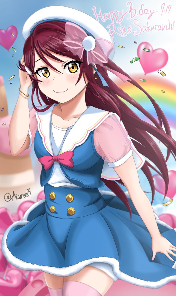 Riko Sakurauchi 2019 B.day插画图片壁纸