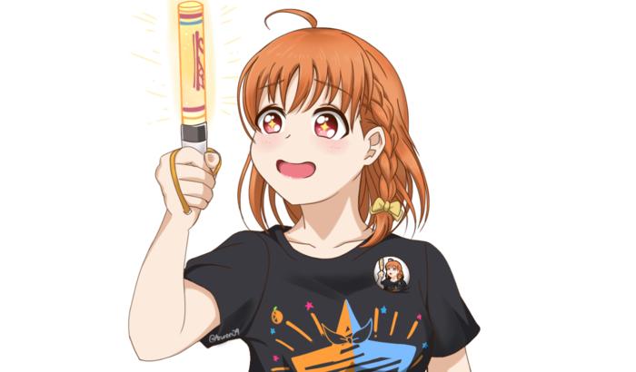 Chika Glowstick插画图片壁纸