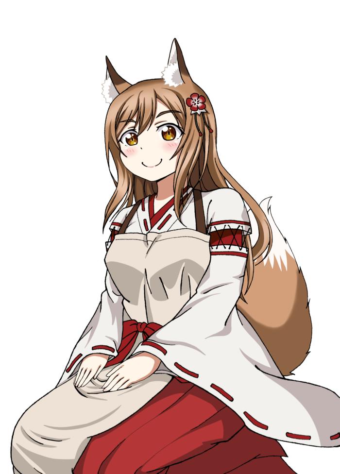 The Helpful Fox Hanamaru-san插画图片壁纸