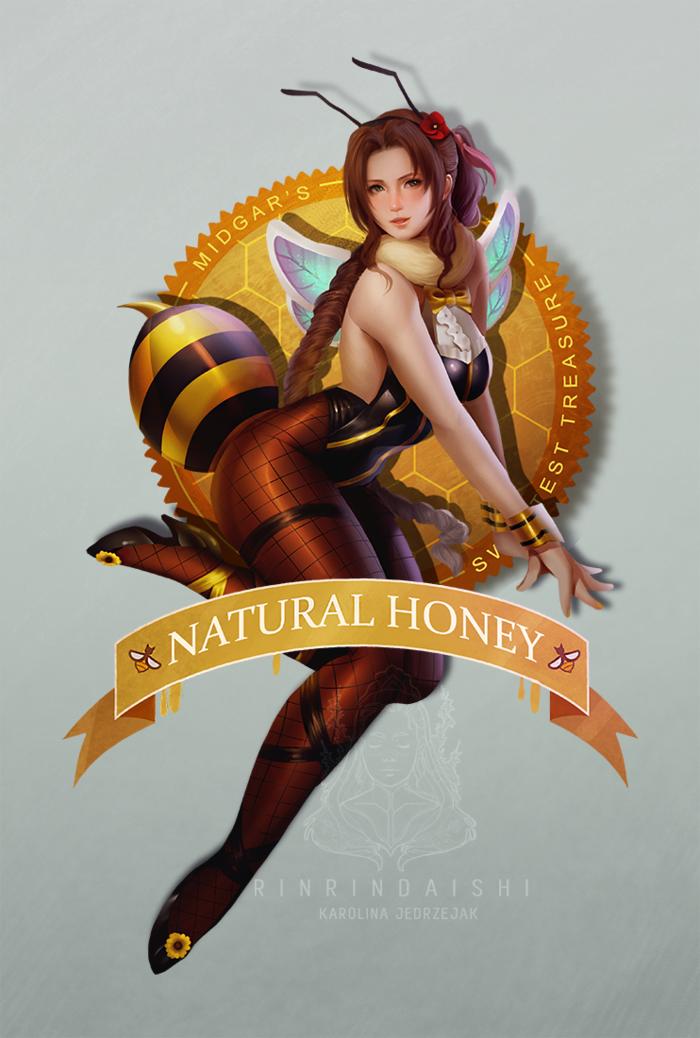 Honeybee Aerith插画图片壁纸