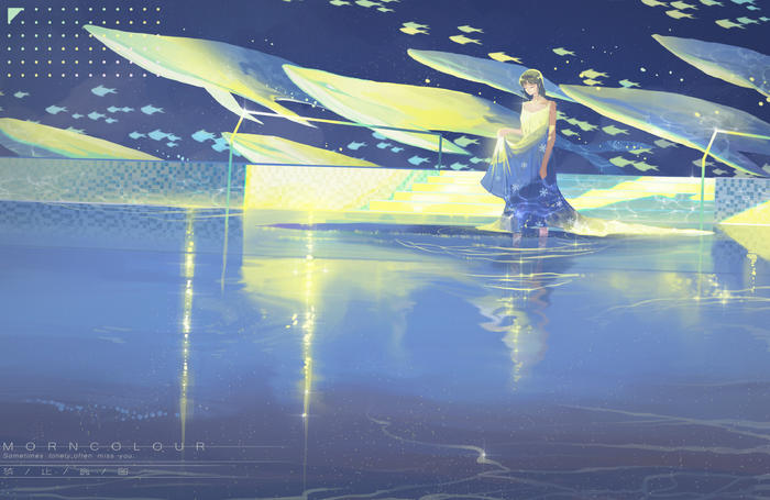 星海潋滟插画图片壁纸
