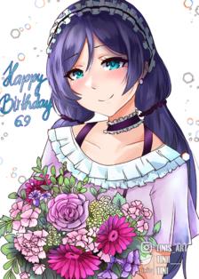 Happy Birthday Nozomi!插画图片壁纸