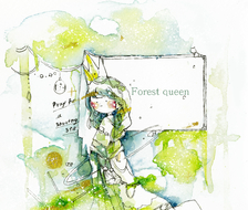 森林女王-幻想イラスト奇幻