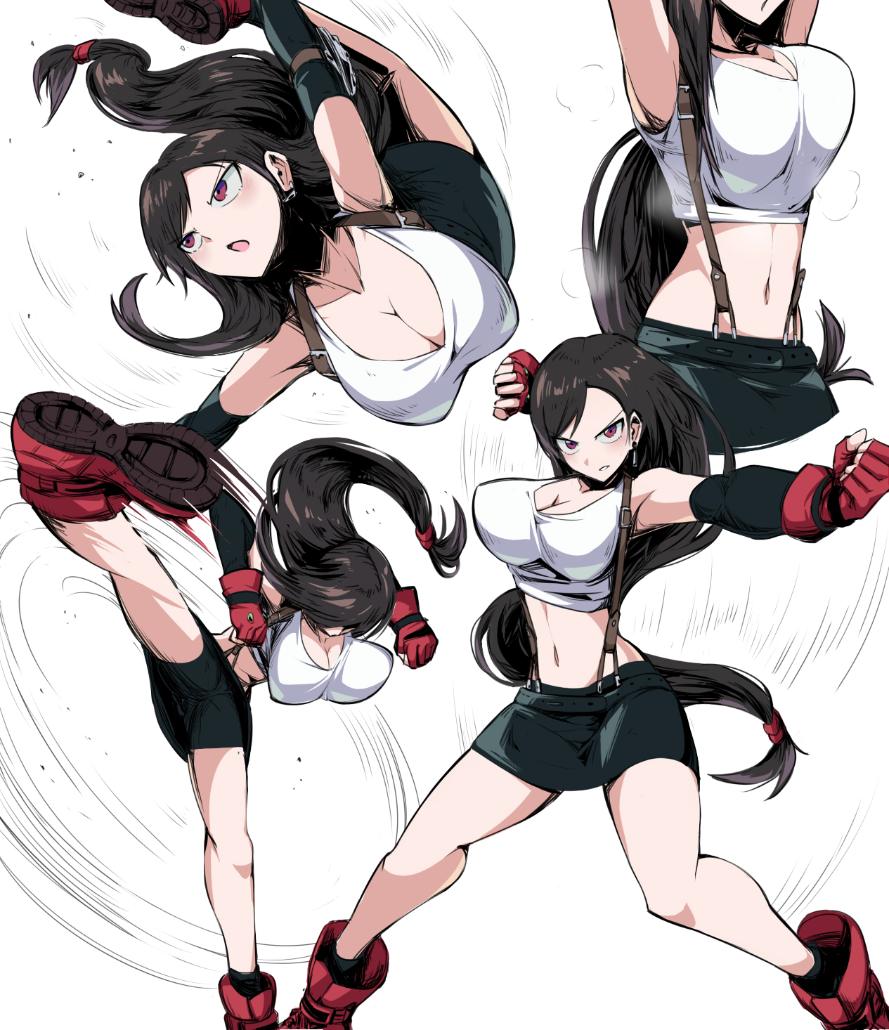 ティファ練習插画图片壁纸