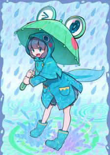 RAIN COAT插画图片壁纸