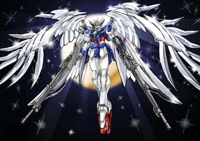 Wing Gundam Zero custom [EW]插画图片壁纸