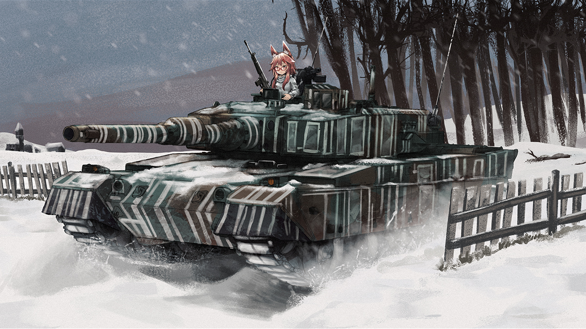 90式坦克插画图片壁纸