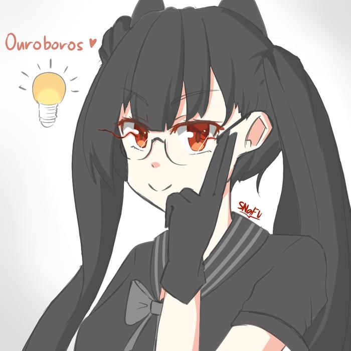 Ouroboros Megane rkgk插画图片壁纸