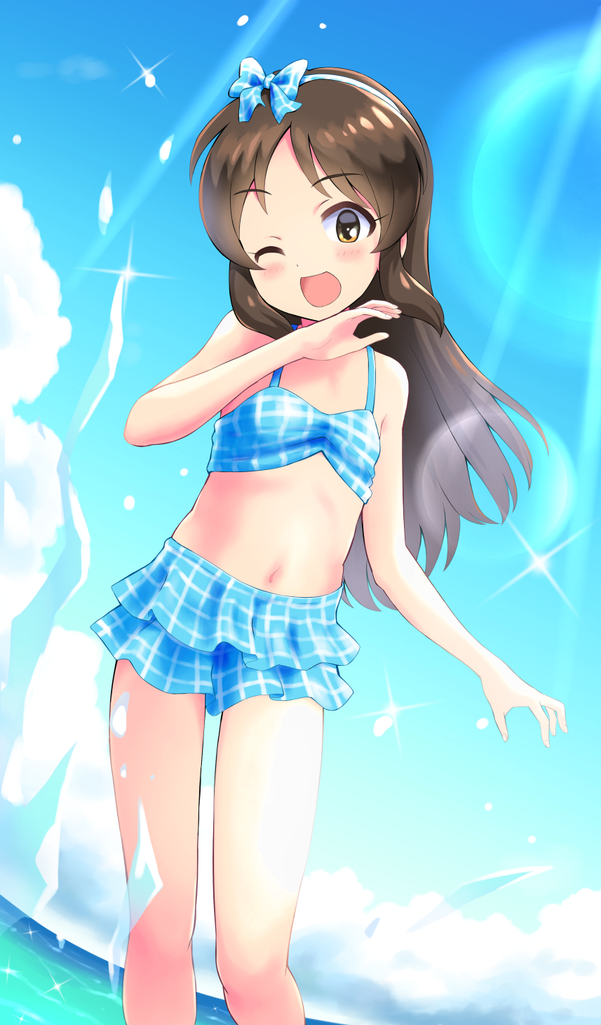 麻麻。泳装♪插画图片壁纸