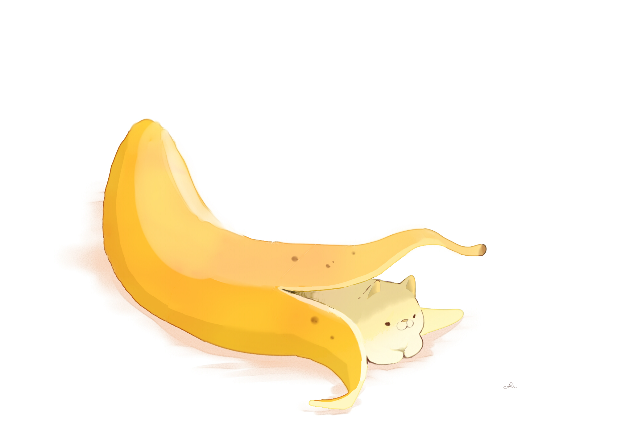 香蕉插画图片壁纸