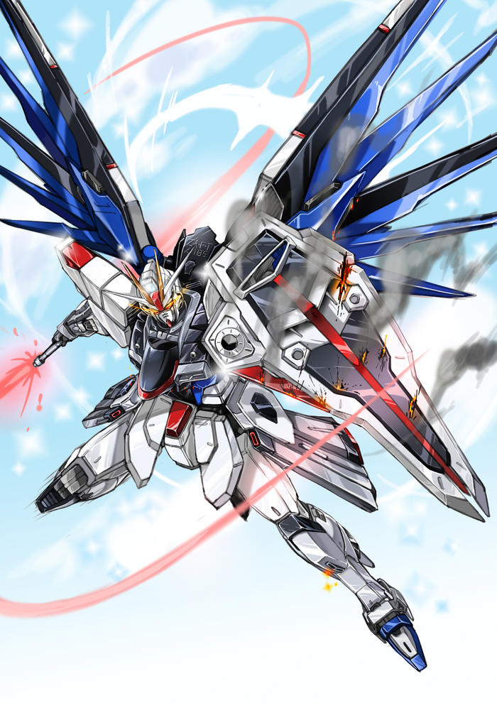 Z.G.M.F - X10A FREEDOM GUNDAM插画图片壁纸