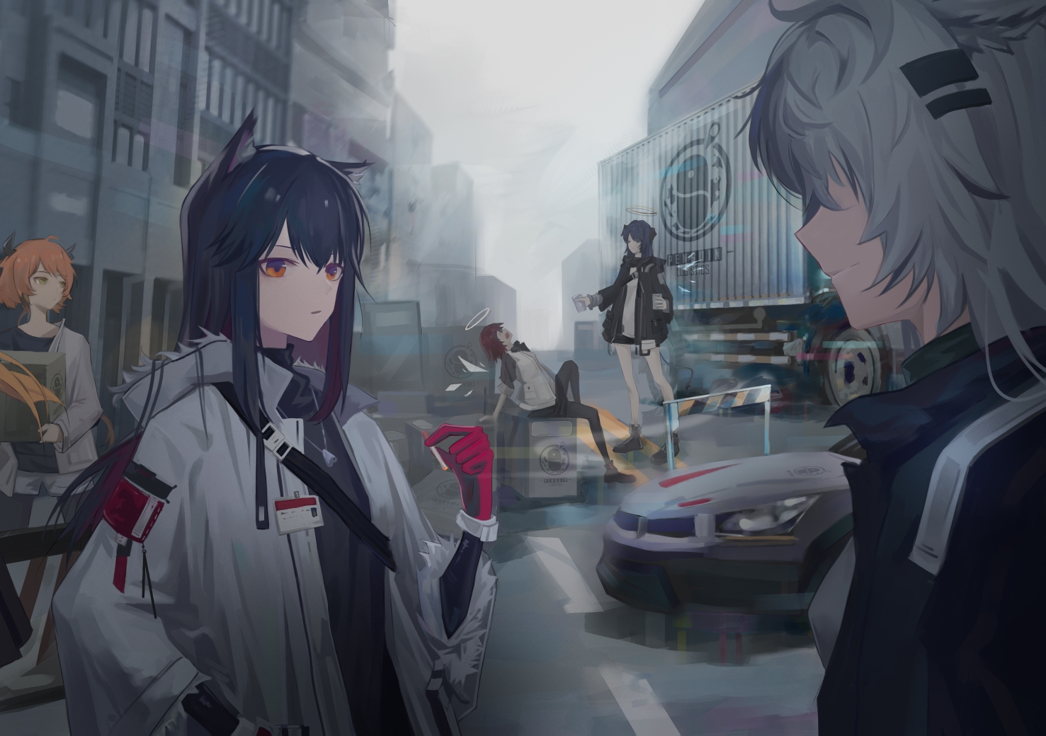 物流插画图片壁纸