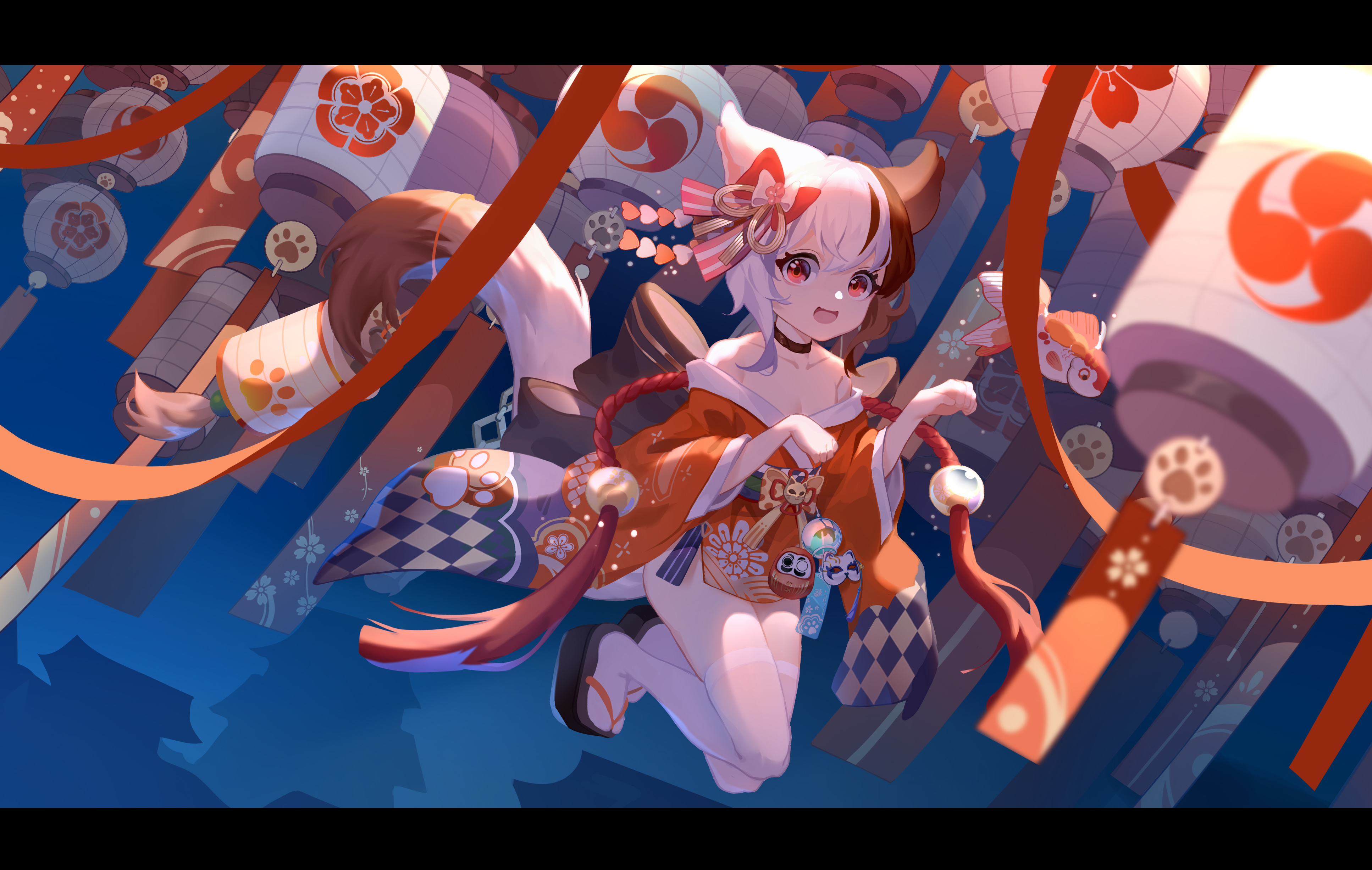 猫插画图片壁纸