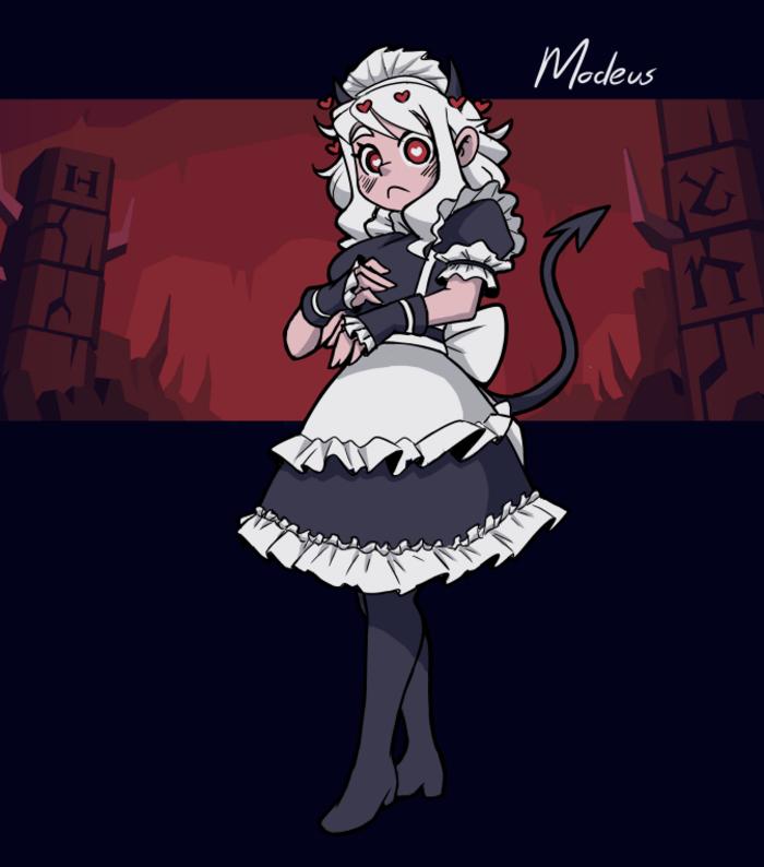 Helltaker - Maid Edition插画图片壁纸