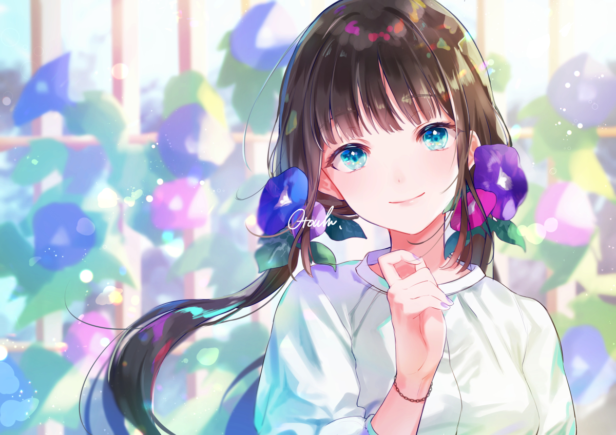 朝顔-女孩子原创