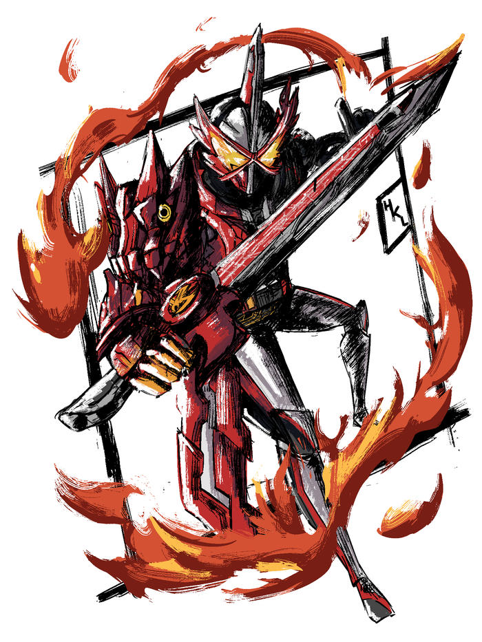 Kamen Rider Saber Brave Dragon插画图片壁纸