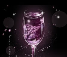 夜樱鸡尾酒2020-幻想イラスト奇幻