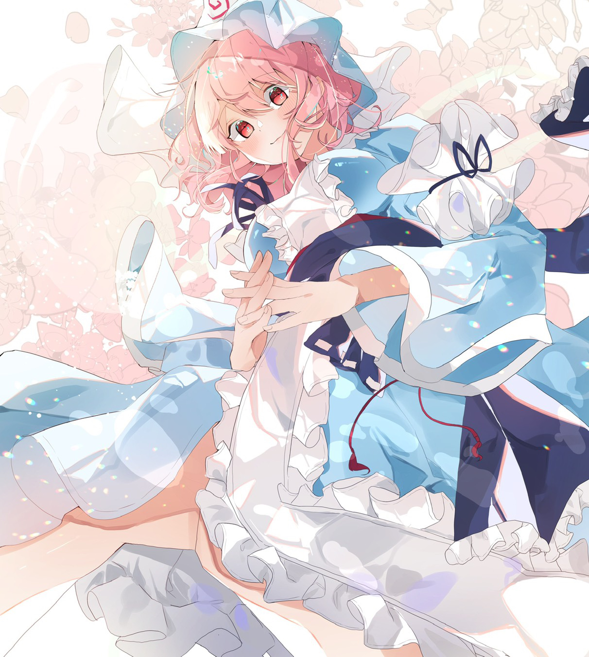 幽々子さま插画图片壁纸