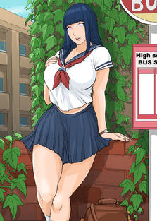 Schoolgirl Hinata插画图片壁纸