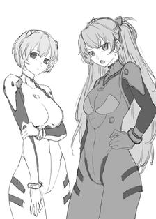Rei or Asuka?插画图片壁纸