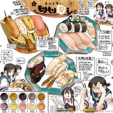 金泽超好吃的北陆寿司在关东关西也能吃到的回转寿司店插画图片壁纸