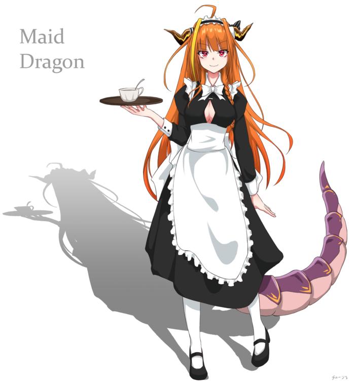 Maid Dragon插画图片壁纸