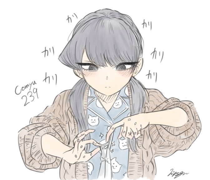 カリカリ…插画图片壁纸