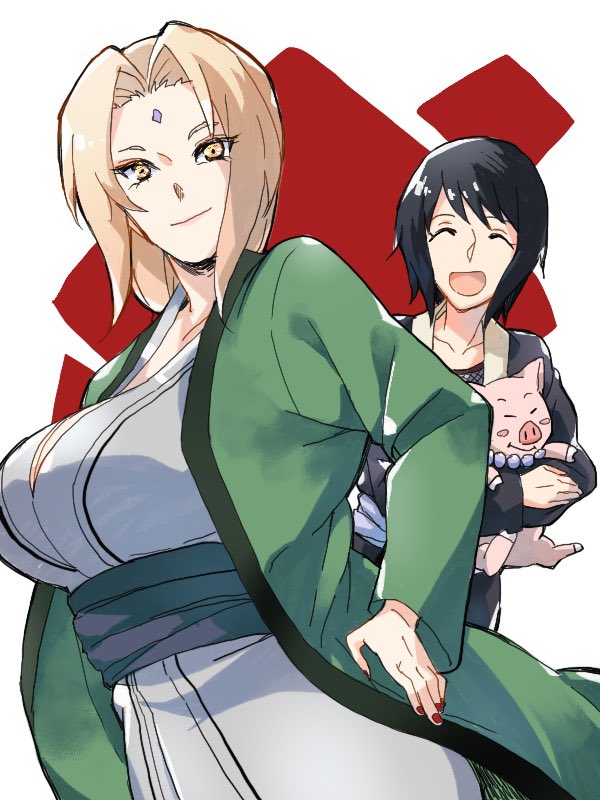 綱手様とシズネさん插画图片壁纸