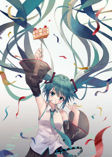 birthdayMIKU插画图片壁纸