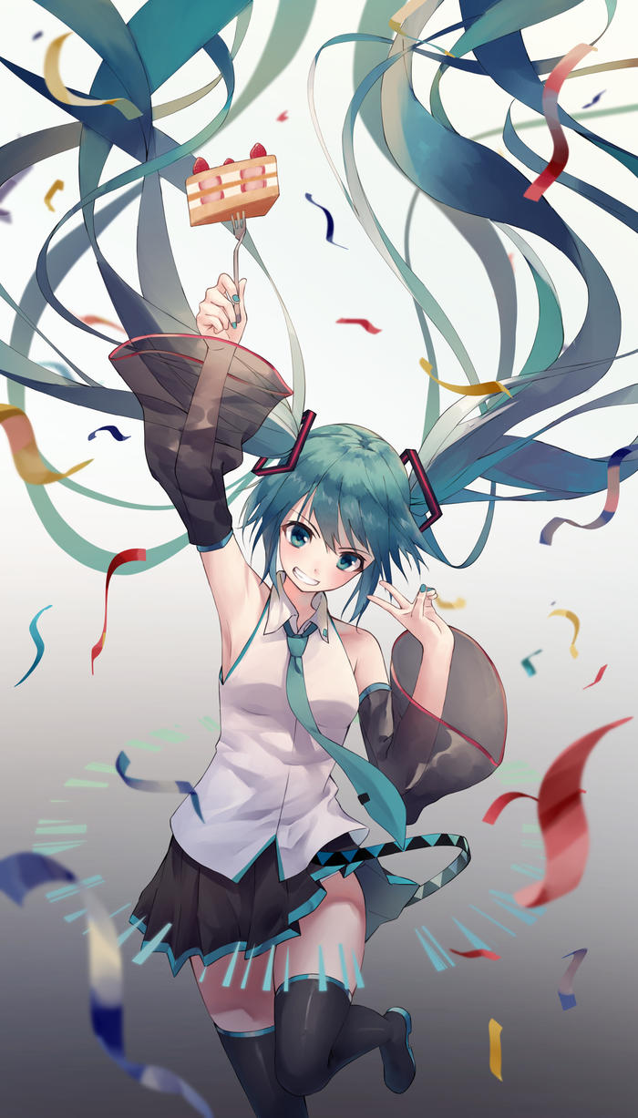 birthdayMIKU插画图片壁纸