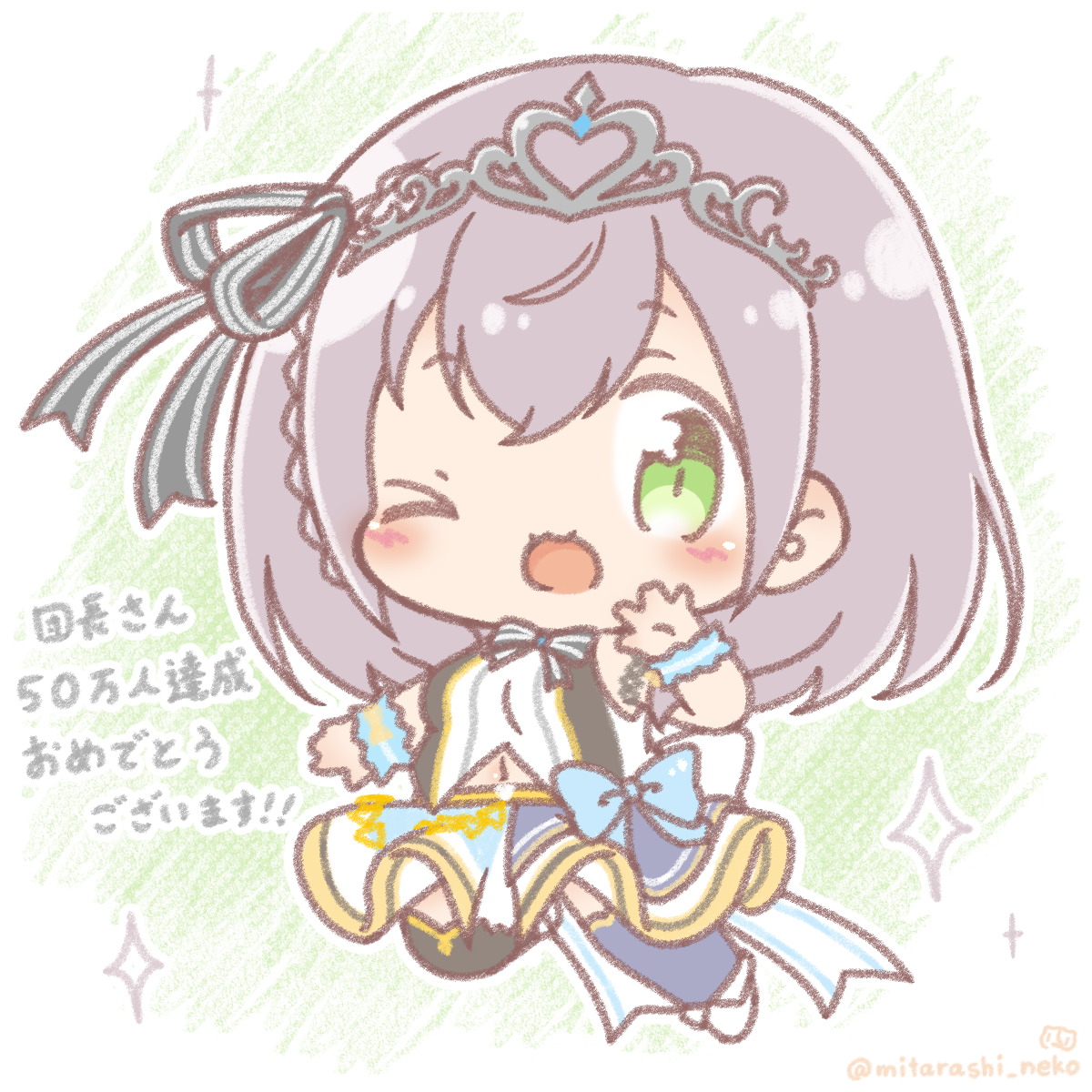 团长先生50万人！插画图片壁纸