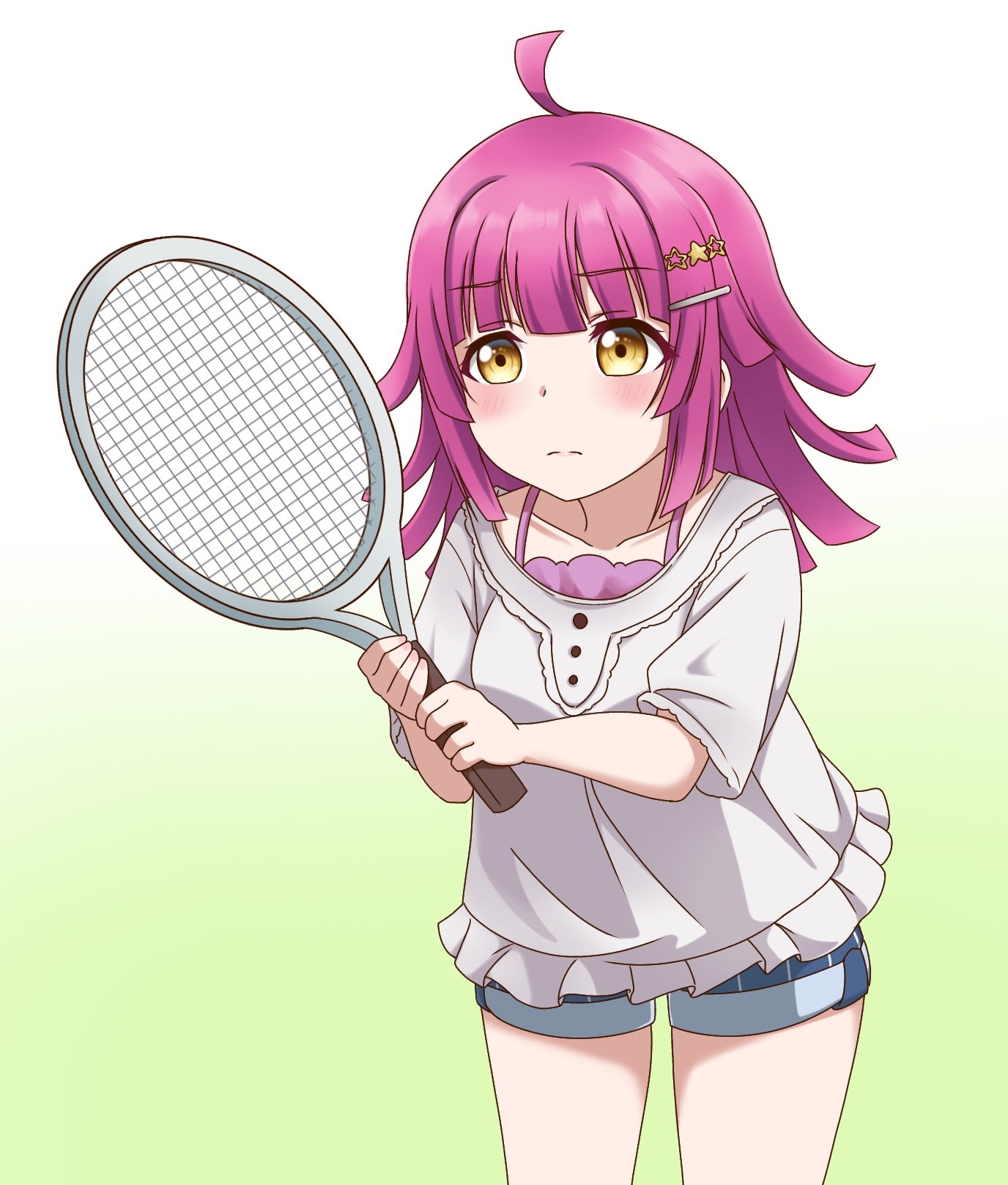 Rina-chan Tennis插画图片壁纸