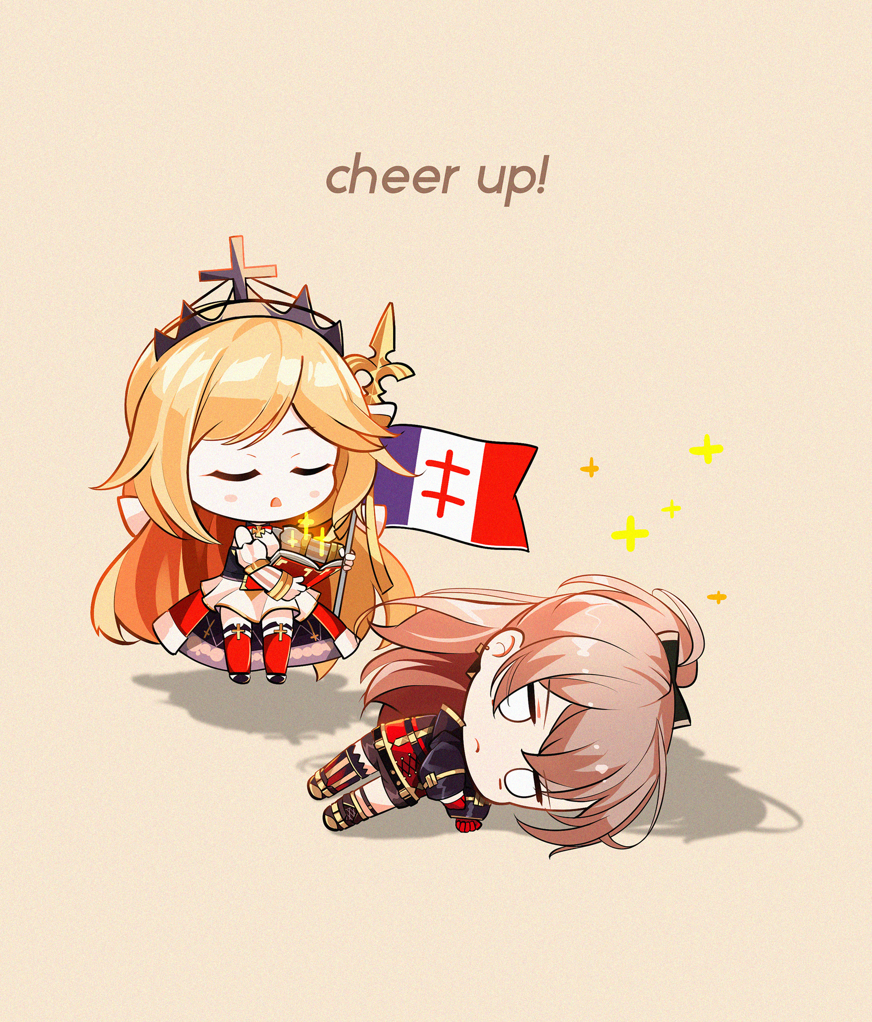 cheer up!插画图片壁纸