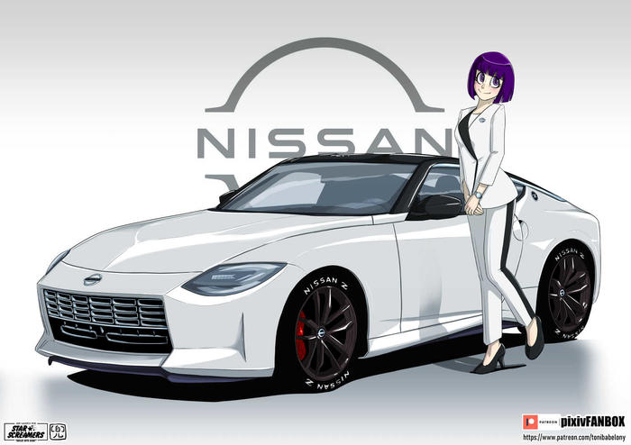 Nissan Z Proto插画图片壁纸