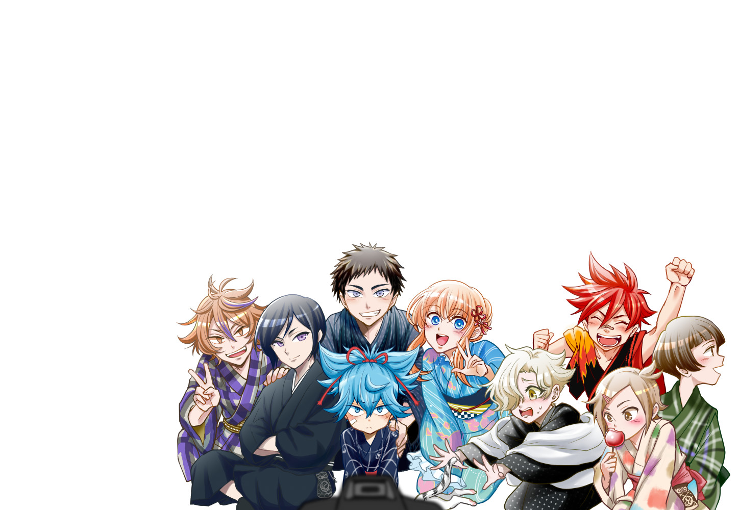 ５周年記念撮影插画图片壁纸