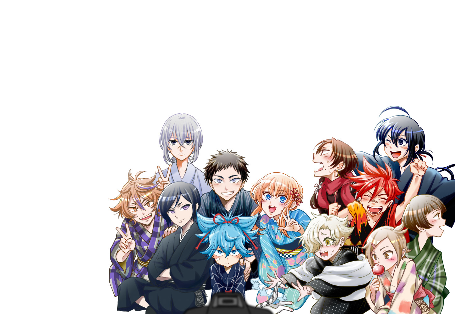 ５周年記念撮影插画图片壁纸